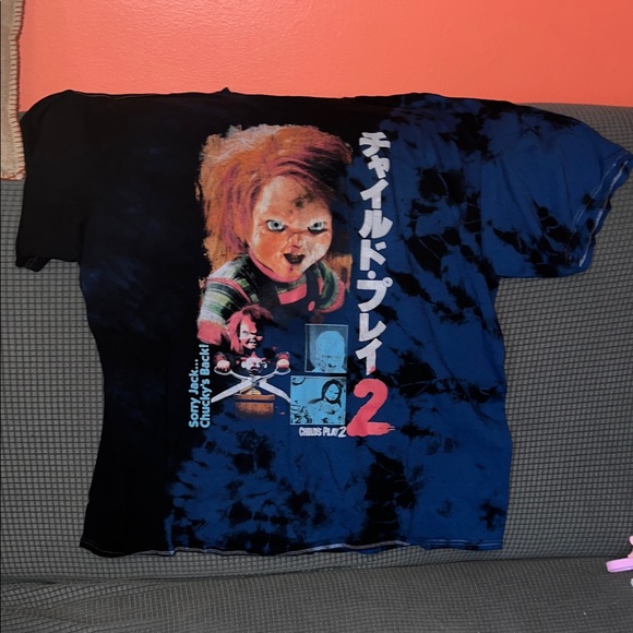 Men's Graphic Tee - Black and Blue - Picture 1 of 3